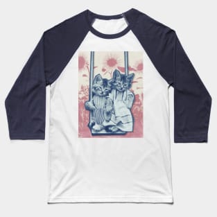 Vintage Cats - Swingin Baseball T-Shirt